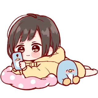 💞-Cute Girl (@TodorokiShouto), Telegram Sticker