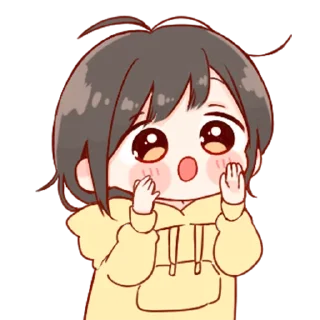 💞-Cute Girl (@TodorokiShouto), Telegram Sticker