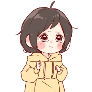 🥺-Cute Girl (@TodorokiShouto), Telegram Sticker
