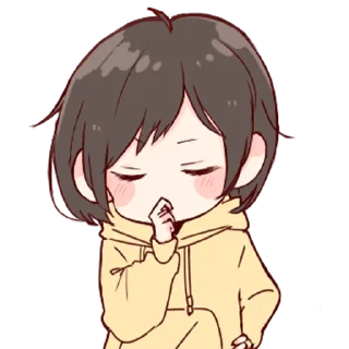 💞-Cute Girl (@TodorokiShouto), Telegram Sticker