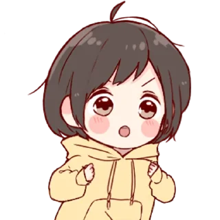 💞-Cute Girl (@TodorokiShouto), Telegram Sticker