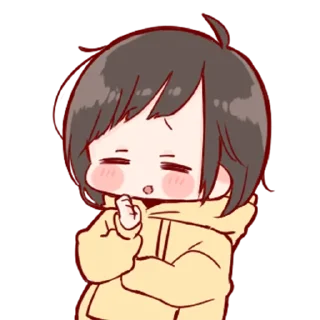 💞-Cute Girl (@TodorokiShouto), Telegram Sticker
