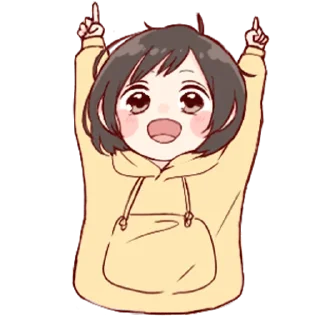 💞-Cute Girl (@TodorokiShouto), Telegram Sticker