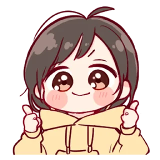 💞-Cute Girl (@TodorokiShouto), Telegram Sticker