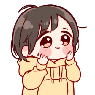 💞-Cute Girl (@TodorokiShouto), Telegram Sticker