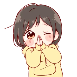 💞-Cute Girl (@TodorokiShouto), Telegram Sticker
