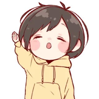 💞-Cute Girl (@TodorokiShouto), Telegram Sticker