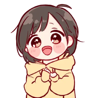 💞-Cute Girl (@TodorokiShouto), Telegram Sticker