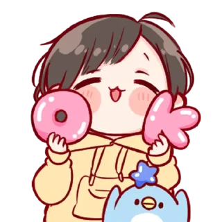 💞-Cute Girl (@TodorokiShouto), Telegram Sticker