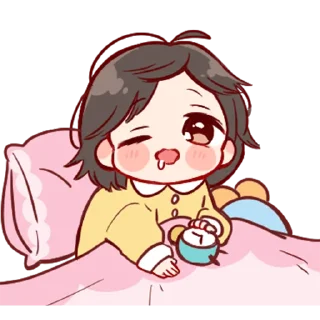 💞-Cute Girl (@TodorokiShouto), Telegram Sticker