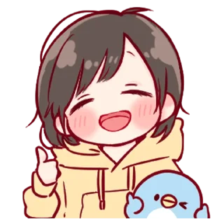 💞-Cute Girl (@TodorokiShouto), Telegram Sticker