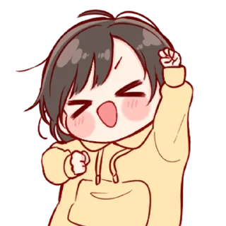 💞-Cute Girl (@TodorokiShouto), Telegram Sticker