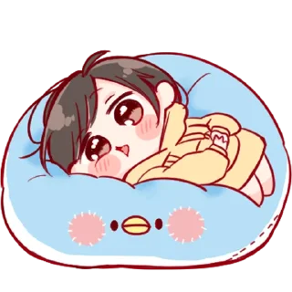 💞-Cute Girl (@TodorokiShouto), Telegram Sticker