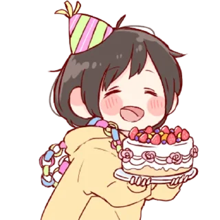 💞-Cute Girl (@TodorokiShouto), Telegram Sticker