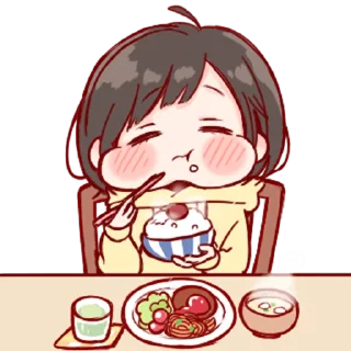 💞-Cute Girl (@TodorokiShouto), Telegram Sticker