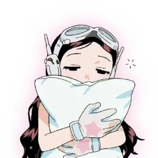 😴-cute newjeans, Telegram Sticker