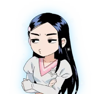 😒-cute newjeans, Telegram Sticker