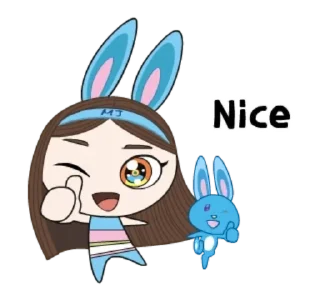 🐇-cute newjeans, Telegram Sticker