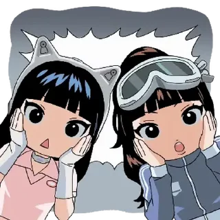 😱-cute newjeans, Telegram Sticker