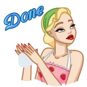 ✅-Cutie Madeline, Telegram Sticker