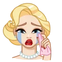 😭-Cutie Madeline, Telegram Sticker