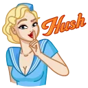 🤫-Cutie Madeline, Telegram Sticker