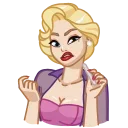 😒-Cutie Madeline, Telegram Sticker