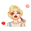 😘-Cutie Madeline, Telegram Sticker