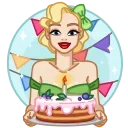 🎂-Cutie Madeline, Telegram Sticker