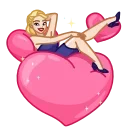 💕-Cutie Madeline, Telegram Sticker