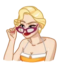 🤨-Cutie Madeline, Telegram Sticker