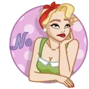 😒-Cutie Madeline, Telegram Sticker