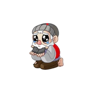 😥-КиберБомж, Telegram Sticker