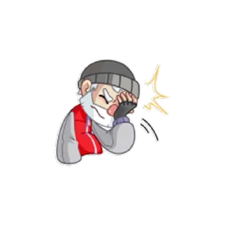 😬-КиберБомж, Telegram Sticker