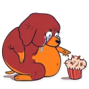 🍰-Dachshund Jones, Telegram Sticker