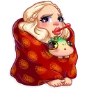🤒-Daenerys Targaryen, Telegram Sticker