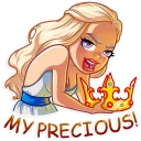 😈-Daenerys Targaryen, Telegram Sticker
