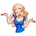🙂-Daenerys Targaryen, Telegram Sticker
