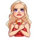 🖕-Daenerys Targaryen, Telegram Sticker