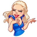 😝-Daenerys Targaryen, Telegram Sticker