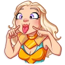 😛-Daenerys Targaryen, Telegram Sticker