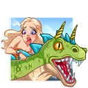 😱-Daenerys Targaryen, Telegram Sticker
