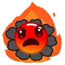 😡-Daisy Romashka, Telegram Sticker