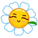 👋-Daisy Romashka, Telegram Sticker