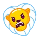 😠-Daisy Romashka, Telegram Sticker