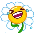 😂-Daisy Romashka, Telegram Sticker