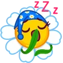 😴-Daisy Romashka, Telegram Sticker