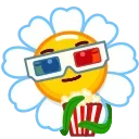 🍿-Daisy Romashka, Telegram Sticker