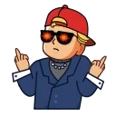 🖕-Danchoicoin, Telegram Sticker