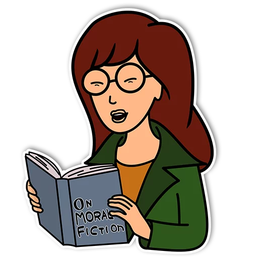 Daria and Jane, telegram sticker